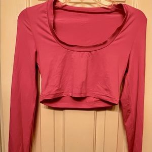 PINK PUFF LONG SLEEVE TOP UNWORN